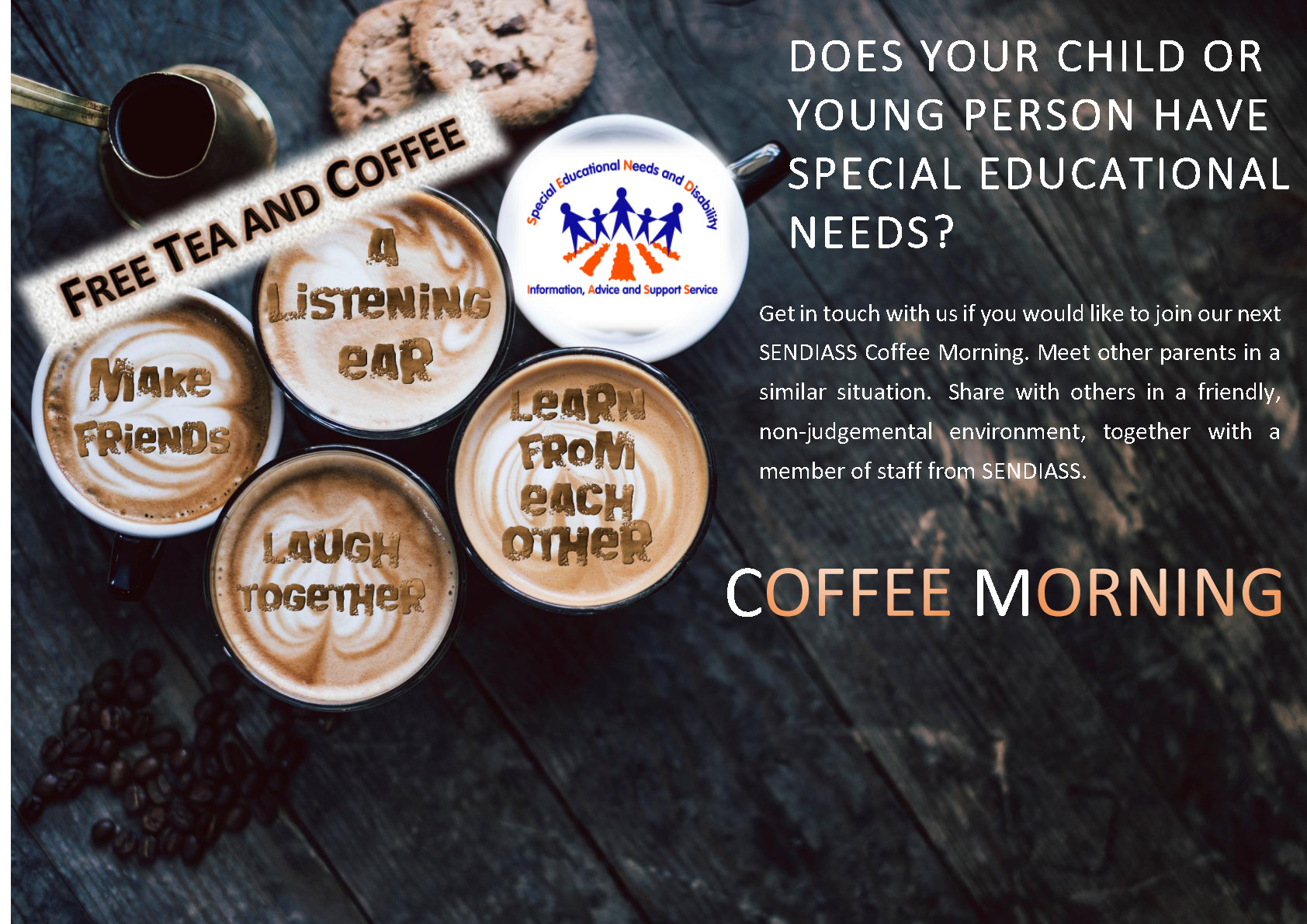 Coffee morning poster General 2025