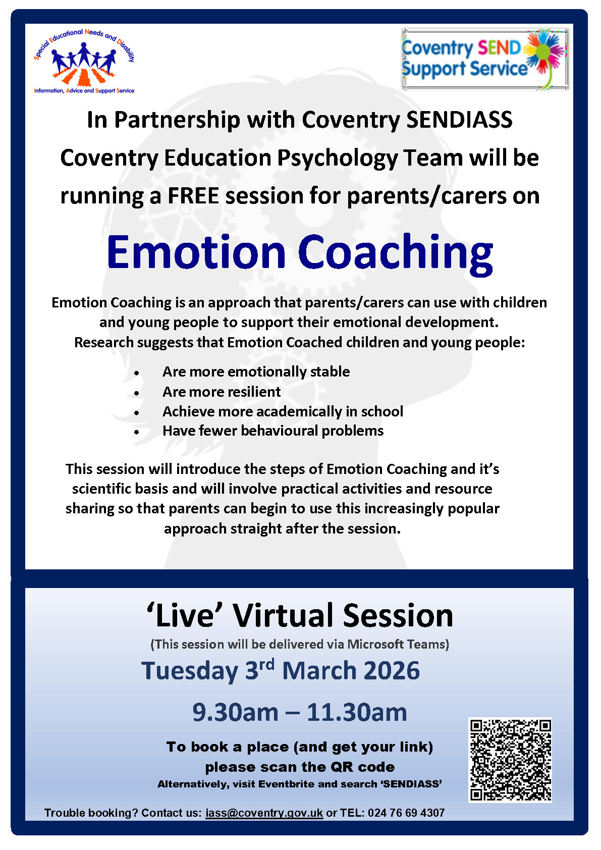 Emotion coaching poster